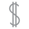 dollar sign icon